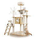 【限定70%OFF】キャットタワー 猫タワー 木製キャットタワー 宇宙船 猫タワー スリム 宇宙船 三階建て子猫と大型猫 多頭飼い キャットタワー据え置き 宇宙...