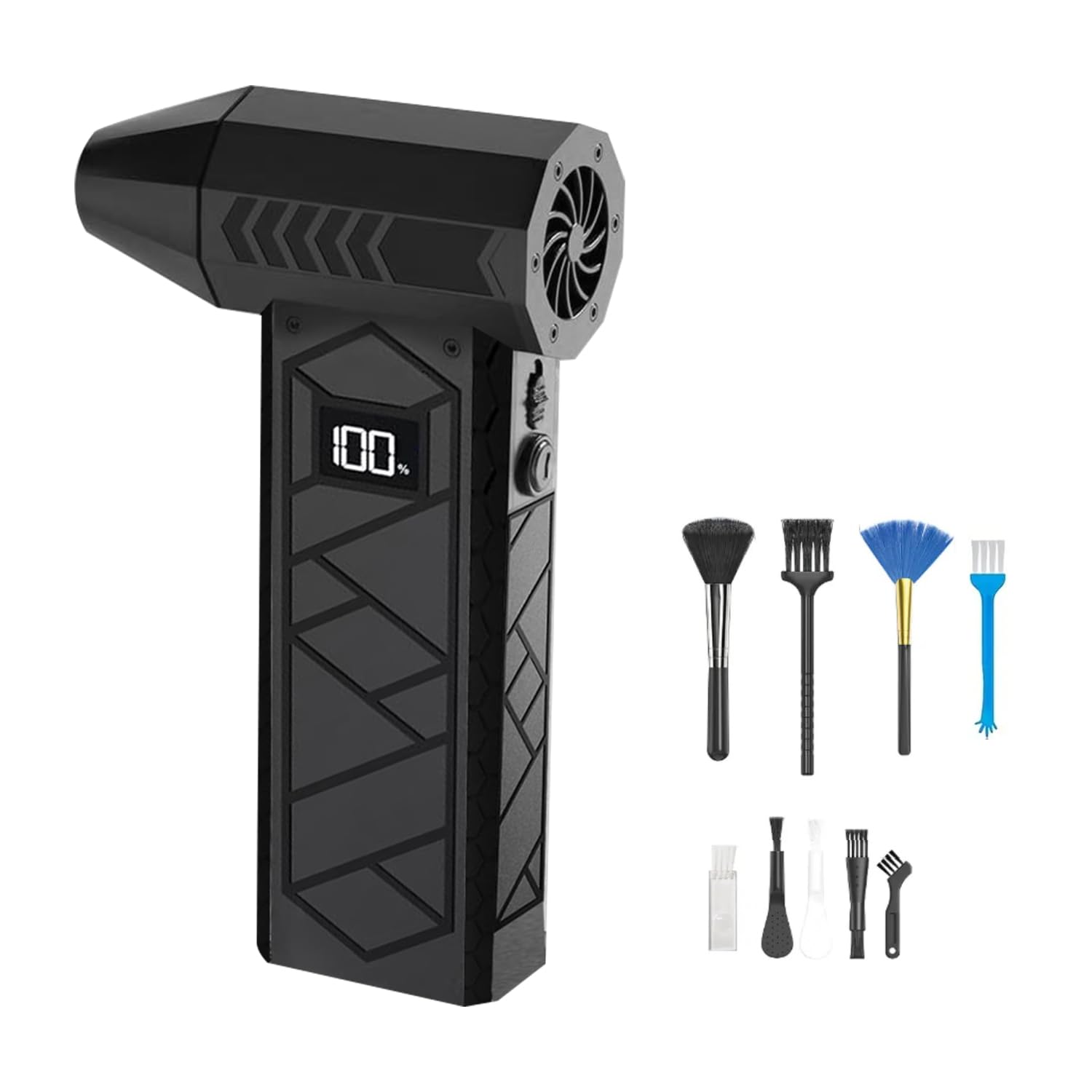 【限定15%OFF】電動エアダスター 電動 ブロワー USB充電式 強力 小型 電動エアダスター 4段階風量調整 ..