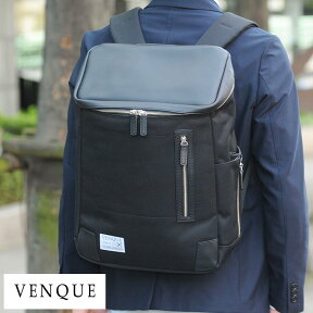 ビジネスリュック VENQUE バックパック メンズ AMSTERDAM Black Edition リュックサック B4 ナイロン カジュアル おしゃれ 通勤 通学 デイパック 大人 男性 【送料無料】 【楽ギフ_包装】