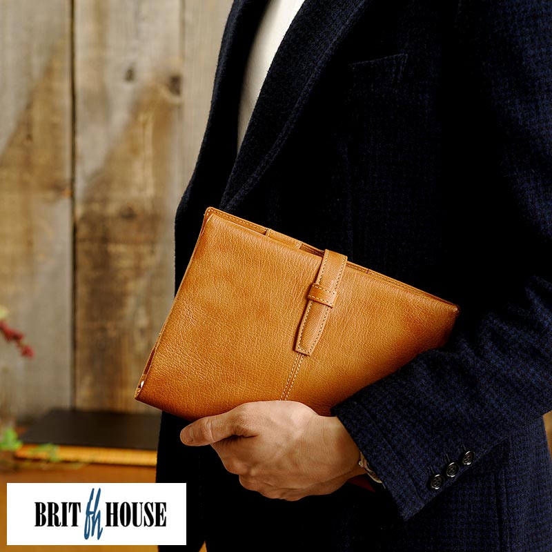 BRIT HOUSE トスタレザーシステム手帳 A5サイズ 男性用 メンズ システム手帳 革 本革 レザー A5 6穴 日本製 手帳 バインダー プレゼント 【...