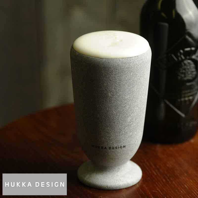 HUKKA DESIGN ソープストーン ビアグラス 330ml ビール タンブラー 保冷 結露しない 冷たい グラス ビアタンブラー 酒器 プレゼント 北欧 【送料無料】