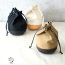 巾着バッグ 本革 日本製 おしゃれ メンズ レディース Butler Verner Sails モールド レザー 巾着 バッグ ハンドバッグ レザー ミニポーチ...