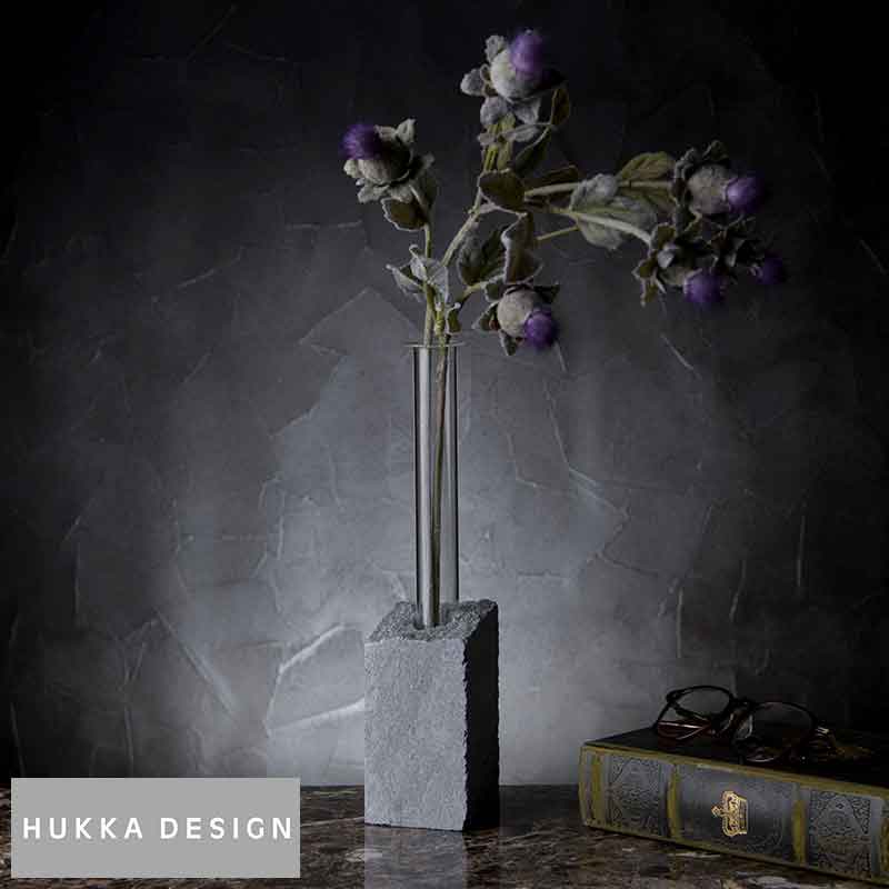 花瓶 北欧 ガラス おしゃれ HUKKA DESIGN suomi カレリアンソープストーン フラワーベース 一輪挿し 花瓶 インテリア フィンランド オブジェ...