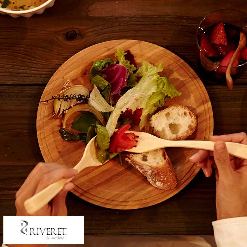 竹製 日本製 食器 RIVERET プレート 皿 24cm 竹製品 おしゃれ 皿 国産 竹