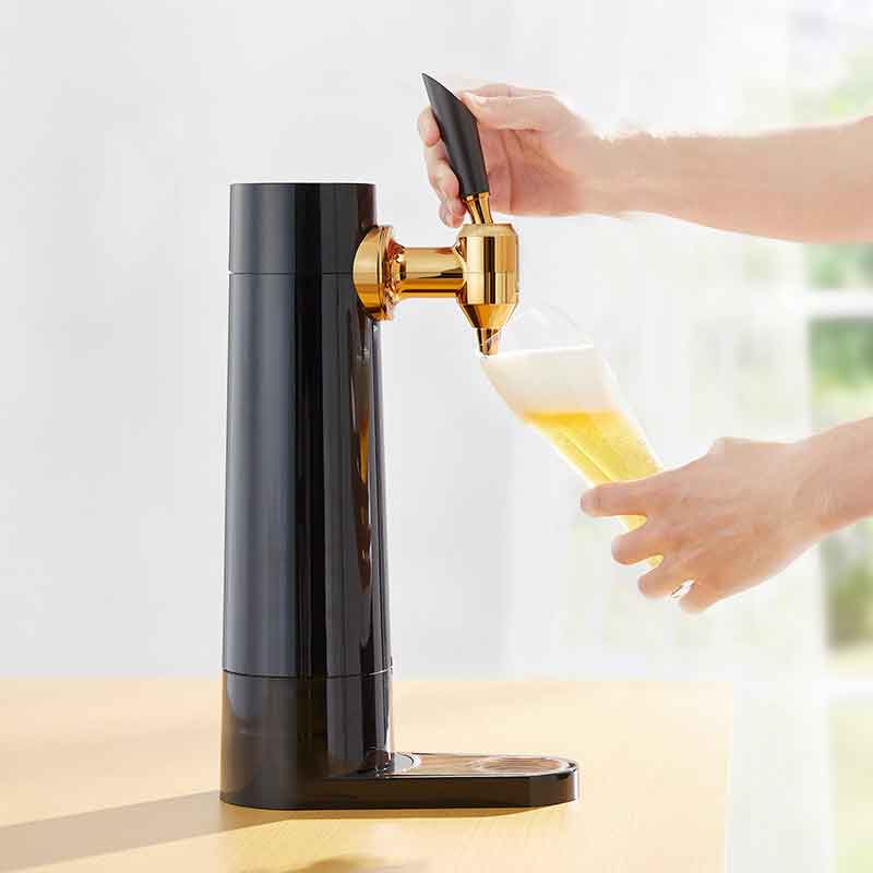 ビールサーバー 父の日 ビールサーバー 家庭用 スタンド型 ビアサーバー 氷点下保冷剤 2セット付 ブラック 自宅 ビール サーバー 居酒屋 自宅用 おしゃれ 【送料無料】