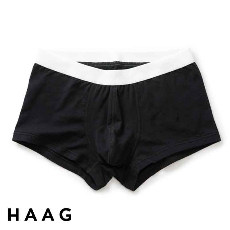 父の日 男性下着 日本製 シンプル おしゃれ HAAG 60 MENS BOXER BREIFS 60番手 ローライズ ボクサーブリーフ メンズ パンツ インナー 男性 下着 プレゼント ギフト おすすめ 【あす楽対応】