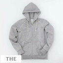 メンズ パーカー 日本製 上質 THE (ザ) Sweat Zip up Hoodie ジッパー フード パーカー 男性 スウェット ジップ 秋冬 あたたかい ...