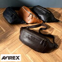 ボディバッグ メンズ 本革 AVIREX BULTO レザー メンズボディバッグ ワンショルダー おしゃれ かっこいい 革 ショルダー バッグ プレゼント ギフ...