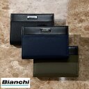 財布 メンズ ナイロン ビアンキ Bianchi 二つ折り財布 ミドル 小銭入れあり PICCOLO DUE カードがたくさん入る カジュアル おしゃれ 大人 シンプル 【送料無料】