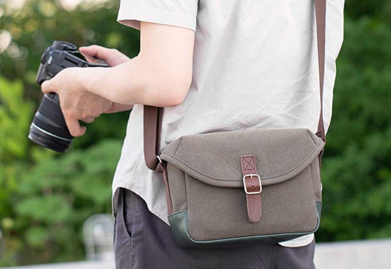 豊岡製鞄 メンズ ショルダーバッグ BAGWORKS 防水カメラバッグ CAMERAMAN 帆布 キャンバス 日本製 おしゃれ 一眼レフ レンズ かばん 【送料無料】