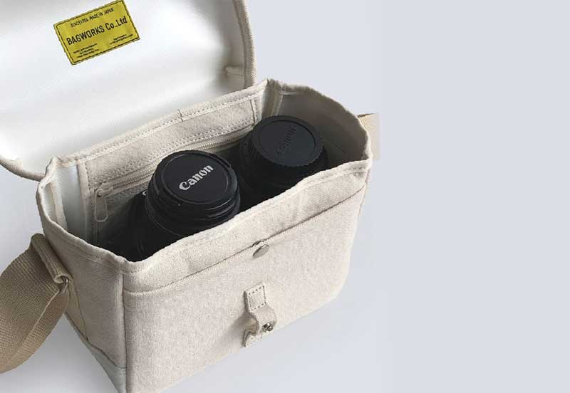豊岡製鞄 メンズ ショルダーバッグ BAGWORKS 防水カメラバッグ CAMERAMAN 帆布 キャンバス 日本製 おしゃれ 一眼レフ レンズ かばん 【送料無料】
