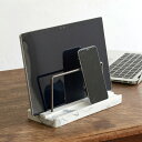 タブレット スタンド 卓上 マーブル タブレット&スマホスタンド iPad スマホ置き おしゃれ 大人 かっこいい インテリア 上質