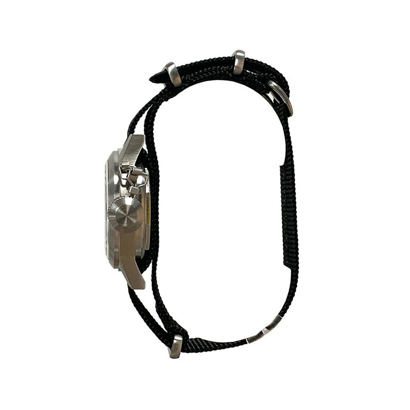 Naval Watch ミリタリーウォッチ 腕時計 MIL.-04SV/BK ナバルウォッチ アナログ 5気圧防水 文字盤 黒 蓄光 クォーツ 男性 20代 30代 40代 50代 プレゼント ギフト 【送料無料】