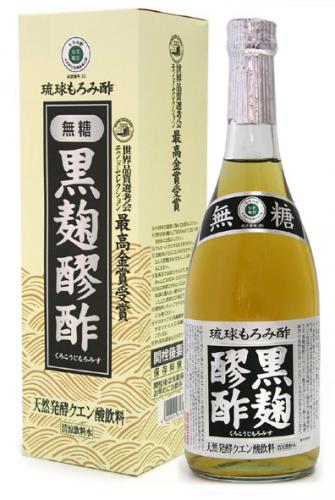 黒麹醪酢（無糖タイプ）　720mL　12本入り=1ケース琉球もろみ酢