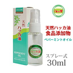 天然ハッカ油スプレー 30ml