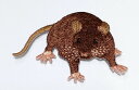 ワッペン 「 ネズミ 」 可愛いイラストの刺繍ワッペン