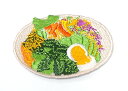 ワッペン 「 サラダ 野菜サラダ 」可愛いイラストの刺繍ワッペン