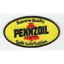 ワッペン 「 PENNZOIL ペンズオイル 」可愛いイラストの刺繍ワッペン