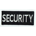 ワッペン「 SECURITY セキュリティ 」 可愛いイラストの刺繍ワッペン