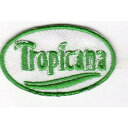 ワッペン 「 Tropicana トロピカーナ 」可愛いイラストの刺繍ワッペン