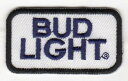 ワッペン「 BUD LIGHT バドライト 」可愛いイラストの繍ワッペン