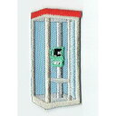 ワッペン「 電話ボックス 」可愛いイラストの刺繍ワッペン