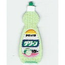 ワッペン「 台所用洗剤・食器用液体石鹼 」可愛いイラストの刺繍ワッペン