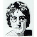 ワッペン 「 ジョン・レノン 」 可愛いイラストの刺繍ワッペン