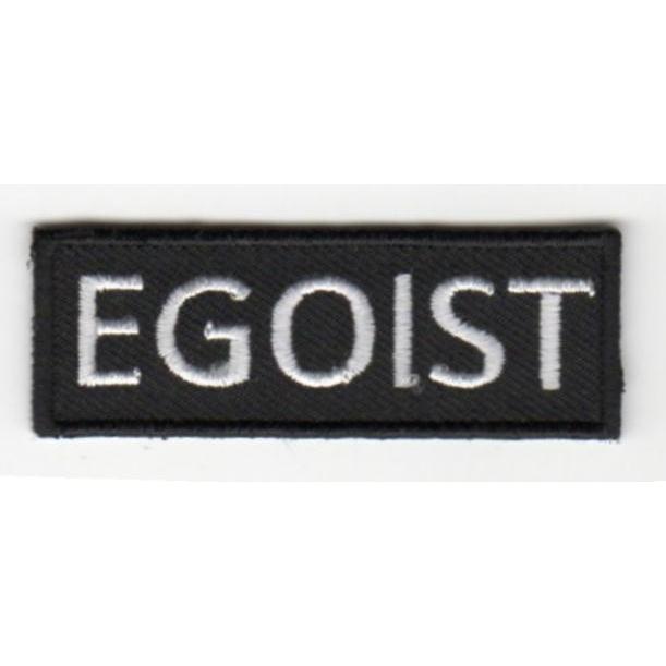 ワッペン「 EGOIST 」可愛いイラストの刺繍ワッペン　