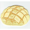ワッペン「 メロンパン 」可愛いイラストの刺繍ワッペン