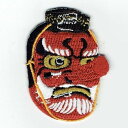 ワッペン「 天狗 」可愛いイラストの刺繍ワッペン