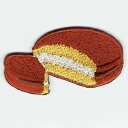 ワッペン「 チョコパイ 」可愛いイラストの刺繍ワッペン