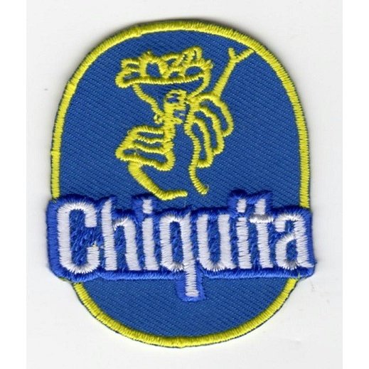 ワッペン「 Chiquita チキータ」　可愛いイラストの刺繍ワッペン