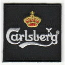 ワッペン 「 Carlsberg カールスバーグ 」可愛いイラストの刺繍ワッペン