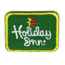 ワッペン 「 Holiday Inn ホリデーイン 」可愛いイラストの刺繍ワッペン