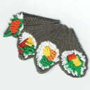 ワッペン「 手巻き寿司 」可愛いイラストの刺繍ワッペン