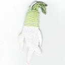 ワッペン「 セクシー大根 」 可愛いイラストの刺繍ワッペン
