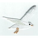 ワッペン「 カモメ かもめ 」可愛いイラストの刺繍ワッペン