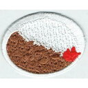 ワッペン「 カレーライス 」 可愛いイラストの刺繍ワッペン