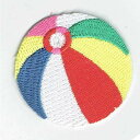 ワッペン「 紙風船 」可愛いイラストの刺繍ワッペン
