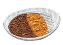 ワッペン 「 カツカレー 」 可愛いイラストの刺繍ワッペン