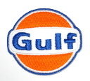 Lcワッペン 「 Gulf 」可愛いイラストの刺繍ワッペン