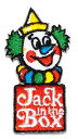 ワッペン「 Jack in the Box 」可愛いイラストの刺繍ワッペン