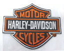 ワッペン「 HARLEY DAVIDSON B Sロゴ 」レーシングの刺繍ワッペン アメリカン アドバダイジング