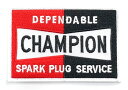 Lcワッペン「 CHAMPION(大)」約W98×H68mm レーシングの刺繍ワッペン