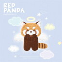 WMワッペン RED PANDA 「 天使・エンジェル 」#5 可愛いイラストの刺繍ワッペン