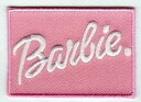 ワッペン「 Barbie バービー 」可愛いイラストの刺繍ワッペン