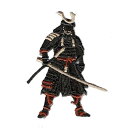 ワッペン「 武士 」可愛いイラストの刺繍ワッペン