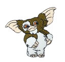 ワッペン「 Gizmo (GREMLINS)グレムリン ギズモ 」レーシングの刺繍ワッペン