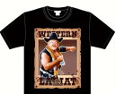 メンズT 「スタン ハンセン」WESTERN LARIAT プロ レスリング グラフィックTシャツ レスリングFrontプリント付き 100%コットン通気性半袖...